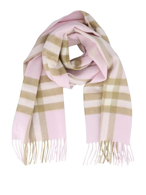 burberry schal nova check rosa|burberry silk scarf.